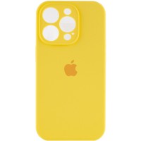 Чохол Silicone Case Full Camera Protective (AA) для Apple iPhone 16 Pro (6.3") Жовтий / Yellow