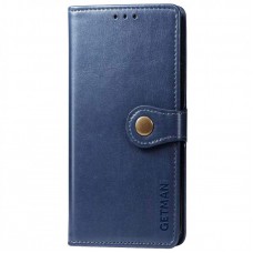 Шкіряний чохол книжка GETMAN Gallant (PU) для Samsung Galaxy A10s Синій