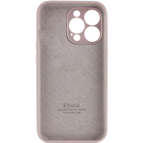 Чохол Silicone Case Full Camera Protective (AA) для Apple iPhone 15 Pro (6.1") Сірий / Lavender