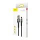 Дата кабель Baseus Cafule Lightning Cable Special Edition 2.4A (1m) (CALKLF-G) Сірий
