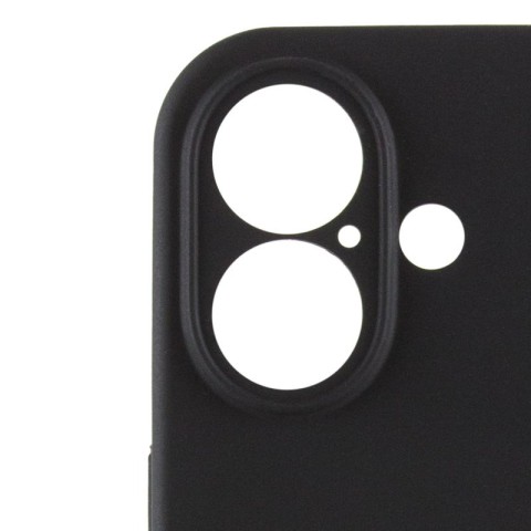 Чохол Silicone Case Full Camera Protective (AA) для Apple iPhone 16 Plus (6.7") Чорний / Black