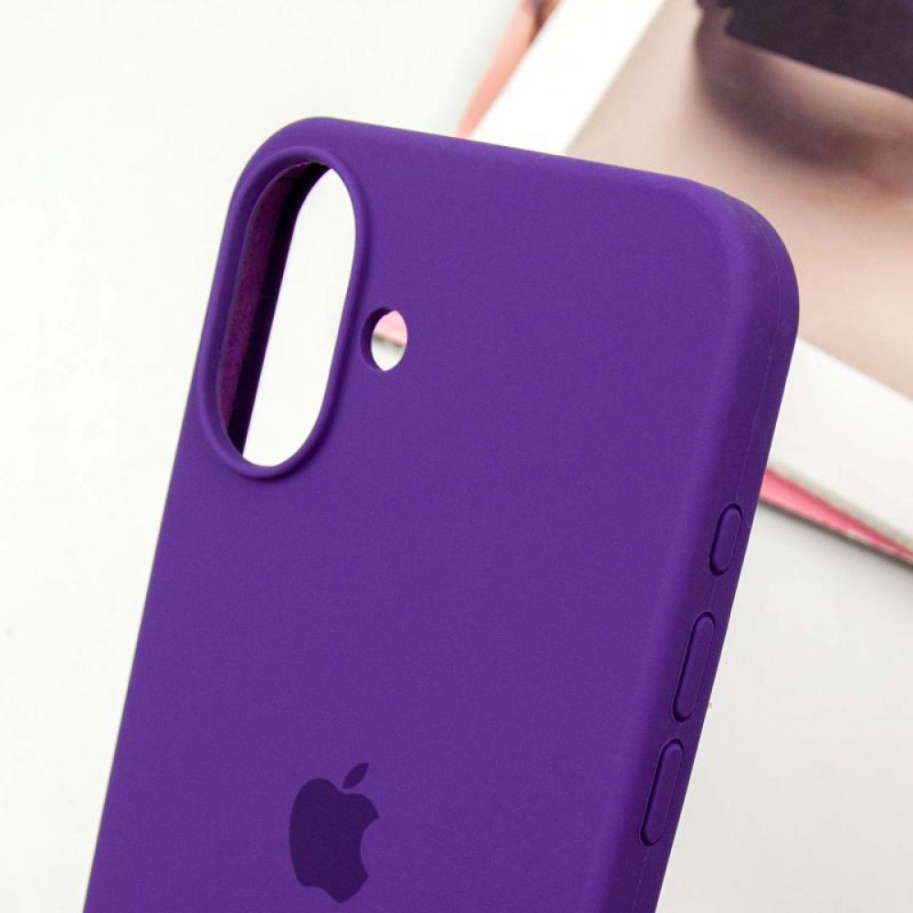 Чехол Silicone Case Full Protective (AA) для Apple iPhone 16 Plus (6.7")
