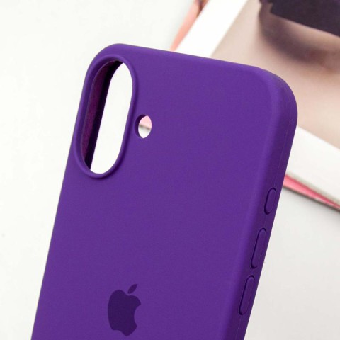 Чохол Silicone Case Full Protective (AA) для Apple iPhone 16 Plus (6.7") Фіолетовий / Amethyst