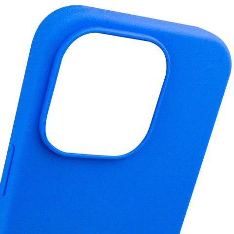 Чохол Silicone Case Full Protective (AA) NO LOGO для Apple iPhone 15 Pro Max (6.7") Синій / Capri Blue
