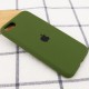 Чохол Silicone Case Full Protective (AA) для Apple iPhone SE (2020) Зелений / Dark Olive