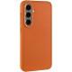 TPU чохол Bonbon Metal Style для Samsung Galaxy S24+ Помаранчевий / Papaya