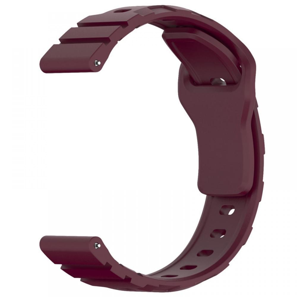 Силіконовий ремінець Defense для Smart Watch 20mm Plum