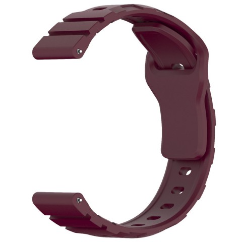 Силіконовий ремінець Defense для Smart Watch 20mm Plum
