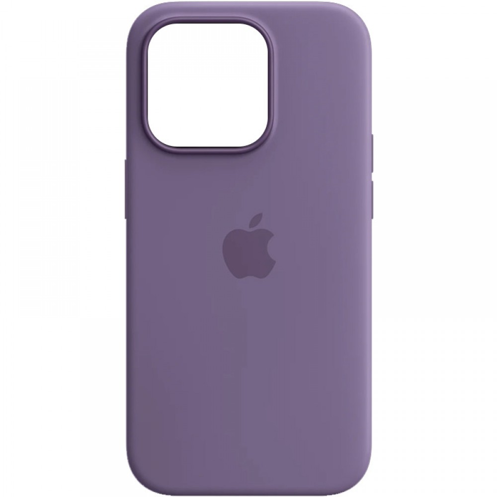 Чохол Silicone case (AAA) with Magsafe and Animation для Apple iPhone 14 Pro Max (6.7") Фіолетовий / Iris