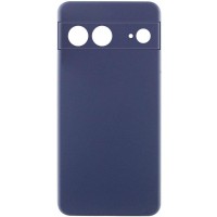 Чохол Silicone Cover Ummi Lakshmi Full Camera (AA) для Google Pixel 8 Синій / Midnight Blue