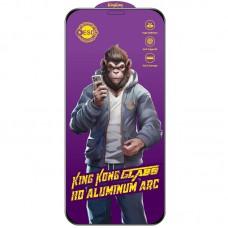 Захисне скло 5D Anti-static Purple (тех.пак) для Apple iPhone 11 Pro / X / XS (5.8") Чорний