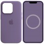 Чохол Silicone case (AAA) full with Magsafe and Animation для Apple iPhone 14 Pro (6.1") Фіолетовий / Iris