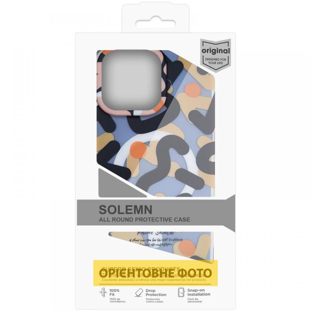 TPU чохол Pastel Chaos with MagSafe для Apple iPhone 17 (6.3") Black