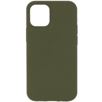 Чохол Silicone Case Full Protective (AA) NO LOGO для Apple iPhone 14 (6.1") Зелений / Dark Olive