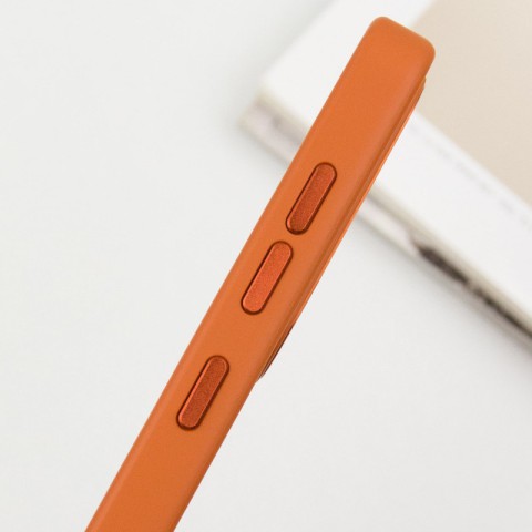 TPU чохол Bonbon Metal Style для Samsung Galaxy S24+ / S25+ Помаранчевий / Papaya