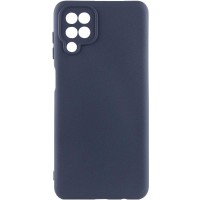 Чохол Silicone Cover Ummi Lakshmi Full Camera (AA) для Samsung Galaxy A12 Синій / Midnight Blue
