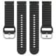 Силіконовий ремінець Wavy для Smart Watch 22mm Black