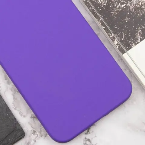 Чохол Silicone Cover Lakshmi Full Camera (AAA) для Oppo A58 4G Фіолетовий / Amethyst