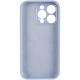 Чохол Silicone Case Full Camera Protective (AA) для Apple iPhone 14 Pro Max (6.7") Блакитний / Lilac Blue