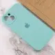 Чохол Silicone Case Full Camera Protective (AA) для Apple iPhone 15 (6.1") Бірюзовий / Marine Green