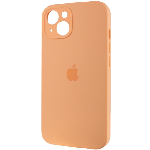 Чохол Silicone Case Full Camera Protective (AA) для Apple iPhone 13 (6.1") Помаранчевий / Cantaloupe