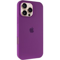 Чохол Silicone Case Full Protective (AA) для Apple iPhone 16 Pro (6.3") Фіолетовий / Grape
