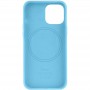 Шкіряний чохол Leather Case (AA) with MagSafe для Apple iPhone 13 Pro (6.1") Blue