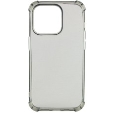 TPU чохол GETMAN Ease logo посилені кути для Apple iPhone 14 Pro Max (6.7") Сірий (прозорий)