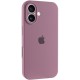 Чохол Silicone Case Full Camera Protective (AA) для Apple iPhone 16 (6.1") Ліловий / Lilac Pride