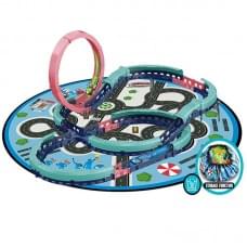 Інтерактивний трек з інерційною машинкою SHT 6688-512 (37pcs/2CAR) Blue