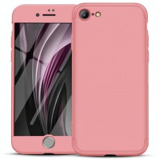 Пластикова накладка GKK LikGus 360 градусів (opp) для Apple iPhone SE (2020) / 7 / 8 Рожевий / Rose gold