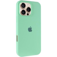 Чохол Silicone Case Full Protective (AA) для Apple iPhone 16 Pro (6.3") Зелений / Pistachio