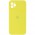 Чохол Silicone Case Square Full Camera Protective (AA) для Apple iPhone 11 Pro Max (6.5") Жовтий / Bright Yellow