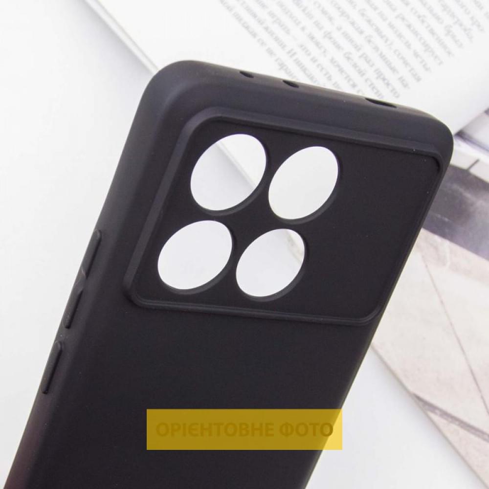Чохол TPU GETMAN Liquid Silk Full Camera для Xiaomi Poco X6 / Note 13 Pro 5G Чорний / Black