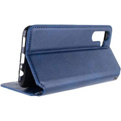 Шкіряний чохол-книжка GETMAN Cubic (PU) для Samsung Galaxy A16 4G/5G Синій