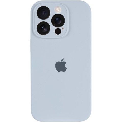 Чохол Silicone Case Full Camera Protective (AA) для Apple iPhone 14 Pro Max (6.7") Блакитний / Sweet Blue