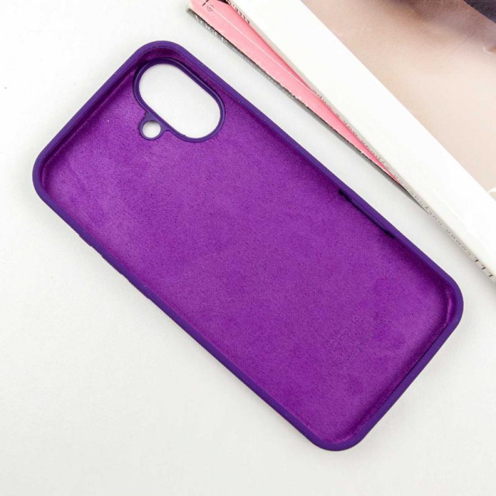 Чехол Silicone Case Full Protective (AA) для Apple iPhone 16 Plus (6.7")