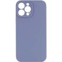 Чохол Silicone Case Full Camera Protective (AA) NO LOGO для Apple iPhone 14 Pro (6.1") Сірий / Lavender Gray