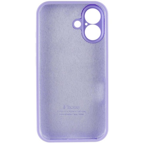 Чохол Silicone Case Full Camera Protective (AA) для Apple iPhone 17 (6.3") Бузковий / Dasheen