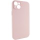 Чохол Silicone Case Full Camera Protective (AA) NO LOGO для Apple iPhone 13 (6.1") Рожевий / Pink Sand