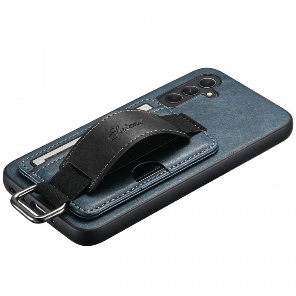 Кожаный чехол Wallet case and straps для Samsung Galaxy S24+
