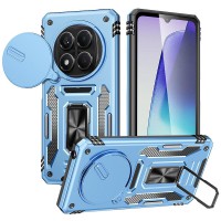 Ударостійкий чохол Camshield Army Ring для Xiaomi Redmi Note 14 Pro 4G/5G / Poco X7 Блакитний / Light Blue