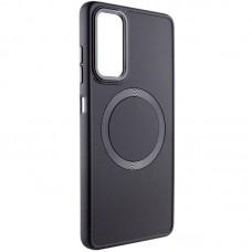 TPU чохол Bonbon Metal Style with MagSafe для Samsung Galaxy A15 4G/5G / M15 5G Чорний / Black