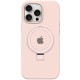 Чохол Silicone Case Full Protective with Ring для Apple iPhone 15 Pro Max (6.7") Pink