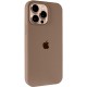Чохол Silicone Case Full Protective (AA) для Apple iPhone 15 Pro Max (6.7") Коричневий / Brown