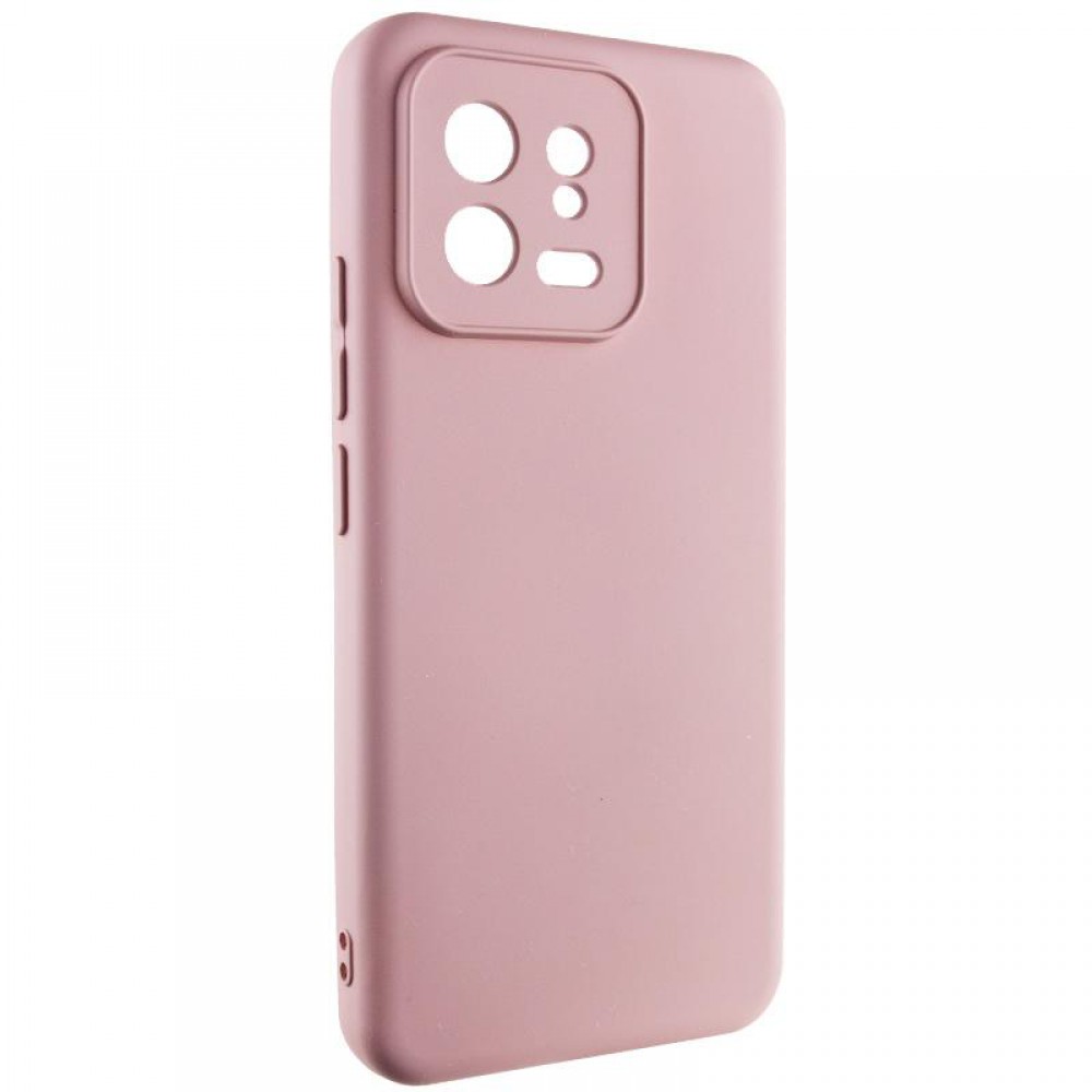 Чохол TPU GETMAN Liquid Silk Full Camera для Xiaomi 13 Рожевий / Pink Sand