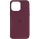 Чохол Silicone Case (AA) Logo with MagSafe для Apple iPhone 11 Pro (5.8") Бордовий / Plum