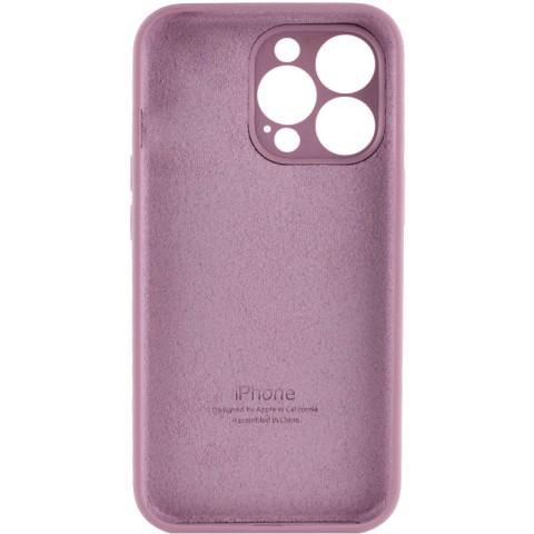 Чохол Silicone Case Full Camera Protective (AA) для Apple iPhone 13 Pro Max (6.7") Ліловий / Lilac Pride
