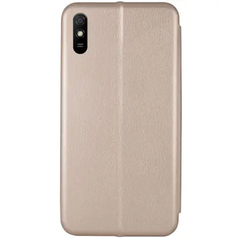 Шкіряний чохол-книжка Classy для Xiaomi Redmi 9A Золотий