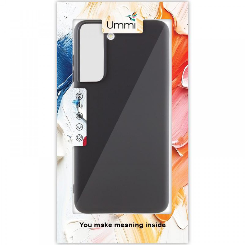 Чохол Silicone Cover Ummi Lakshmi (AA) для Samsung Galaxy S21 Чорний / Black